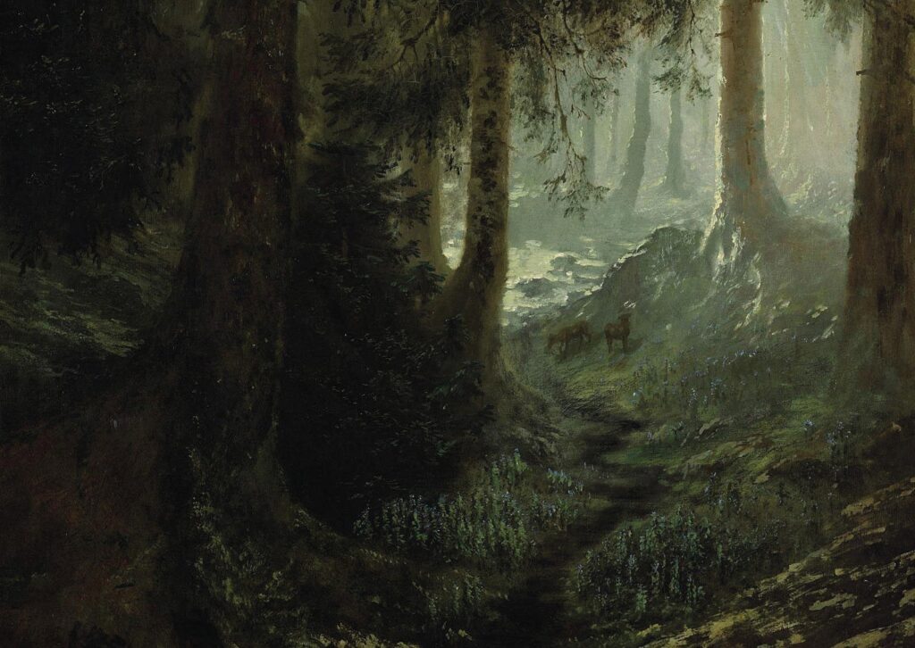 Het bos uit de animatiefilm Gnomes